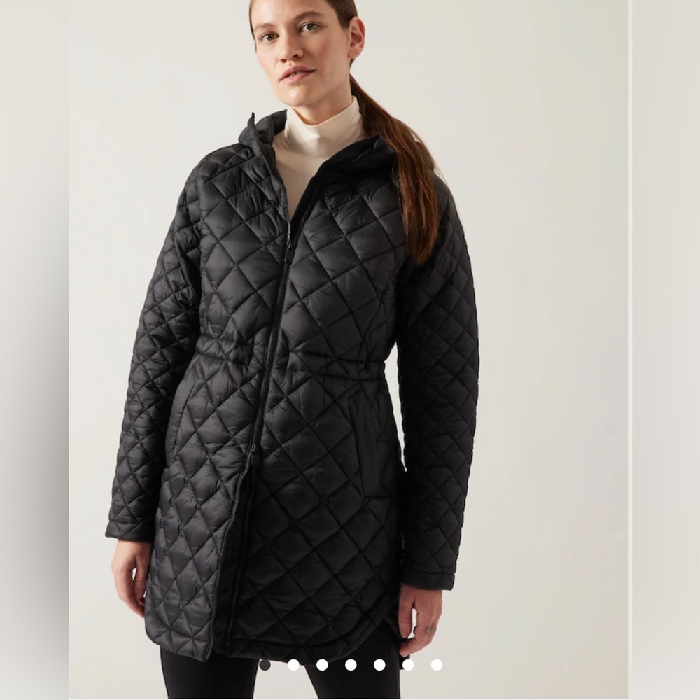 Athleta Whisper Featherless Parka Size Medium EUC